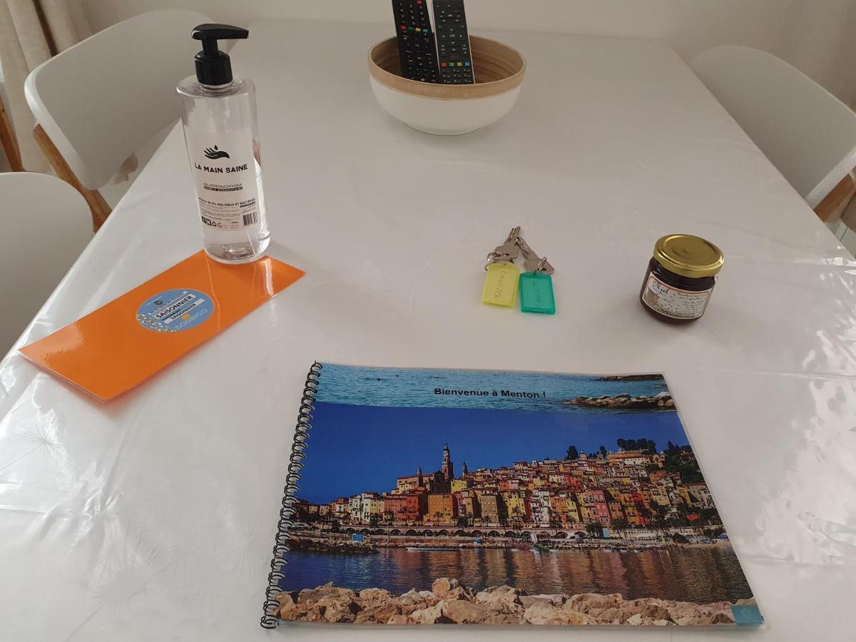 Superbe 2 Pieces Neuf A 100M De La Plage Menton Exteriér fotografie